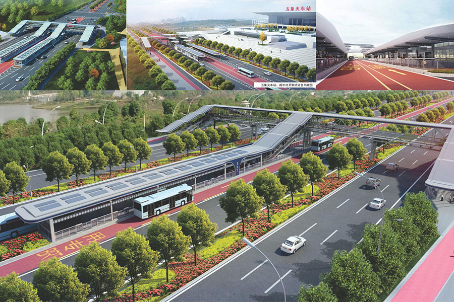 南宁快速公交(BRT)二号线钢结构项目